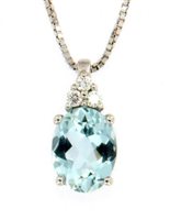 Collana Stevanella Gioielli Donna in Oro bianco Acquamarina 1.66 Ct GBAQ074 - GBAQ074
